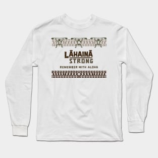 Old Lahaina Town Long Sleeve T-Shirt